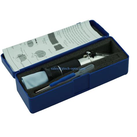 hand held refractometer for antifreeze and battery fluid|refractometer for freezing fluids.